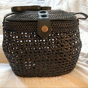 Faithfull the Brand Black Paloma Shoulder Bag